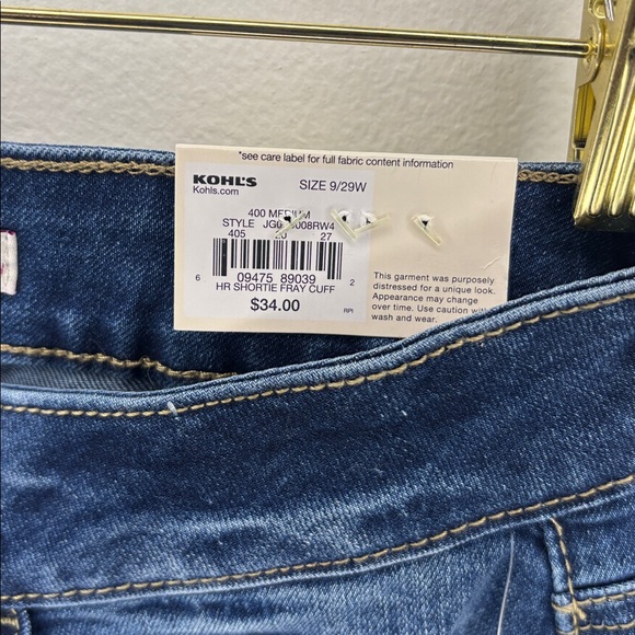 (NWT) SO Dark Blue Jean Shorts size 9 - Picture 5 of 7